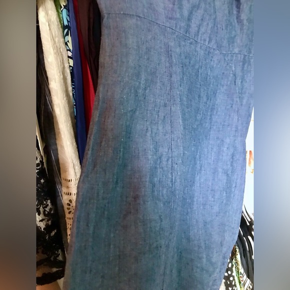 π³GAP Retro Chambray Linen Dress - Picture 7 of 8